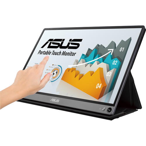ASUS ZenScreen Touch MB16AMT 15.6" 16:9 Multi-Touch IPS Monitor