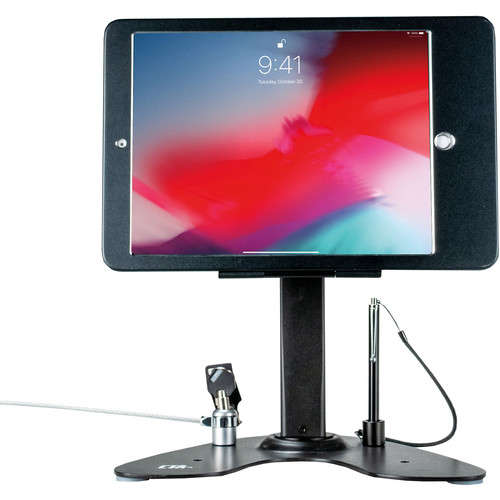 CTA Digital Dual Security Kiosk with Locking Case & Cable for iPad Pro 10.5" & iPad Air 3 (Black)