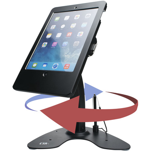 CTA Digital Dual Security Kiosk with Locking Case & Cable for iPad Pro 10.5" & iPad Air 3 (Black)