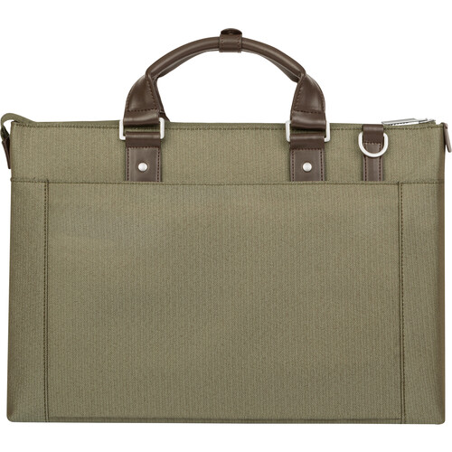 Moshi Urbana Lite Briefcase for 13" Laptop and Tablet (Herringbone Green)