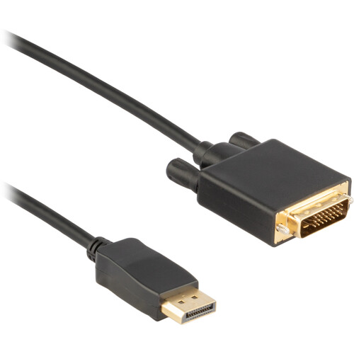 Pearstone DisplayPort Male to DVI-D Male Single-Link Cable (10')
