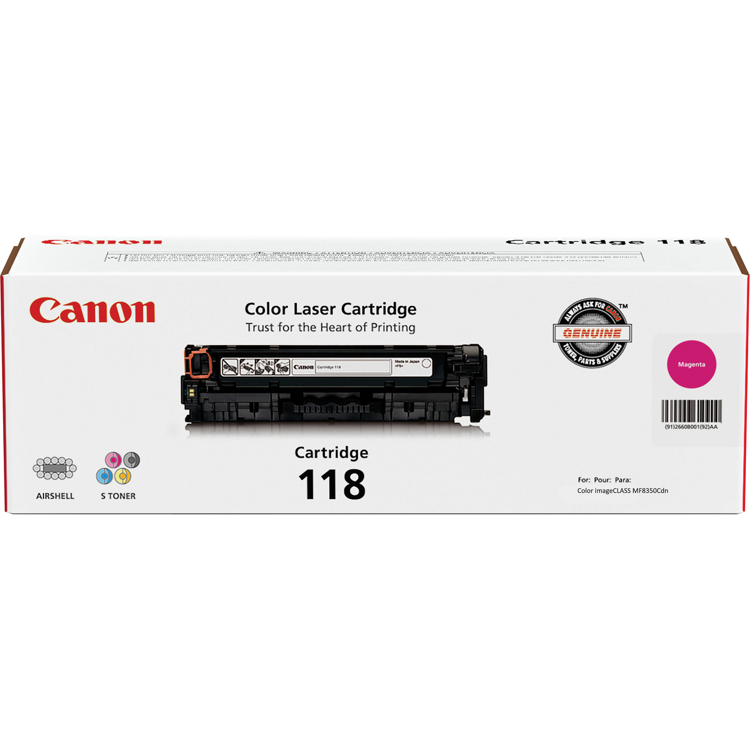 Canon 118 Ink Cartridge (Magenta)