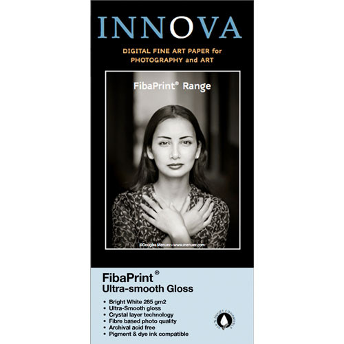 Innova FibaPrint Ultra-Smooth Glossy Inkjet Photo Paper (285 gsm) - 24" x 49.2' Roll
