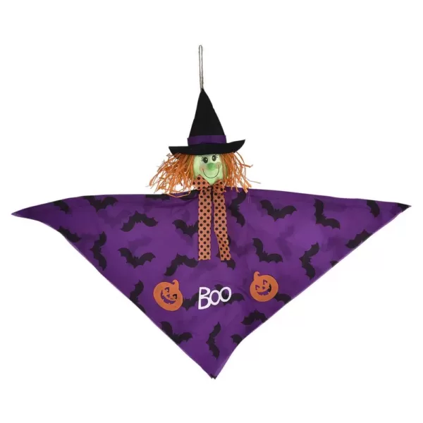 Amscan 24 in. Halloween Small Witch Hanging Decoration (4-Pack)