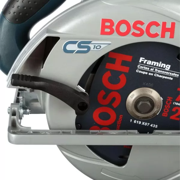 Bosch 15 Amp 7-1/4 in. Corded Circular Saw with 24-Tooth Carbide Blade and Carrying Bag