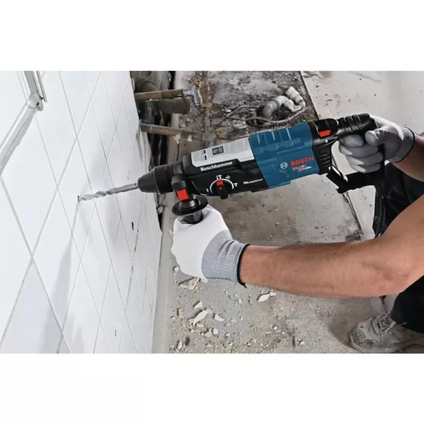Bosch Factory Reconditioned 8.5 Amp Corded 1-1/8 in. SDS-Plus Concrete/Masonry Rotary Hammer Drill with Carrying Case