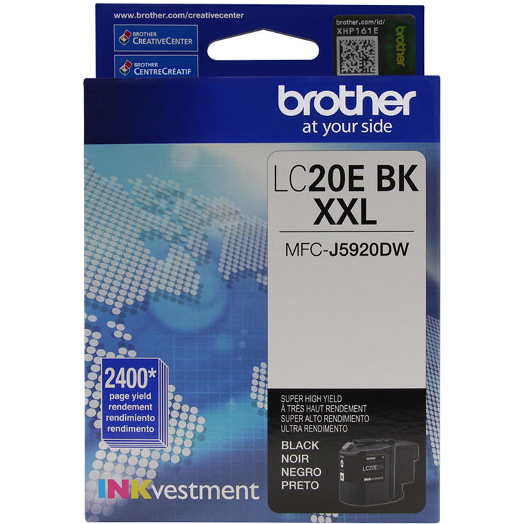 Brother LC20EBK INKvestment Super High Yield Black Ink Cartridge