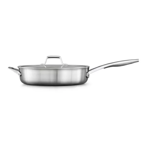 Calphalon Premier 5 qt. Stainless Steel Saute Pan with Glass Lid