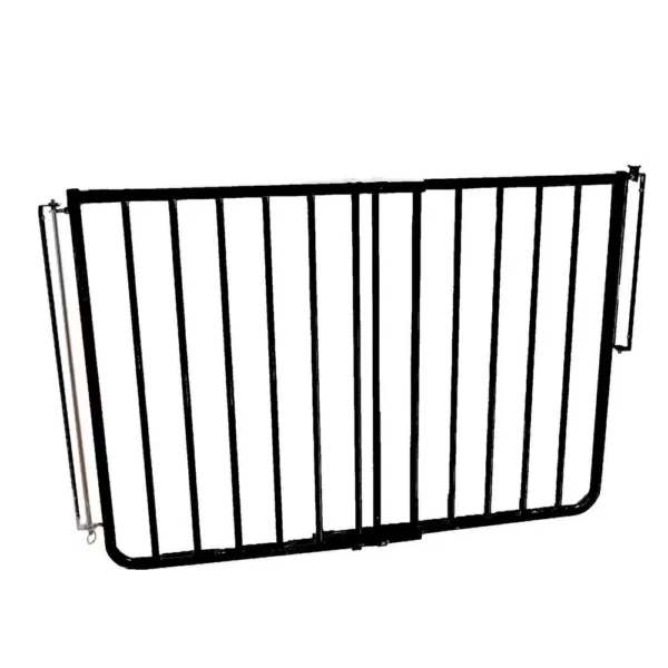 Cardinal Gates 30 in. H x 27 in. to 42.5 in. W x 2 in. D Stairway Special Safety Gate in Black