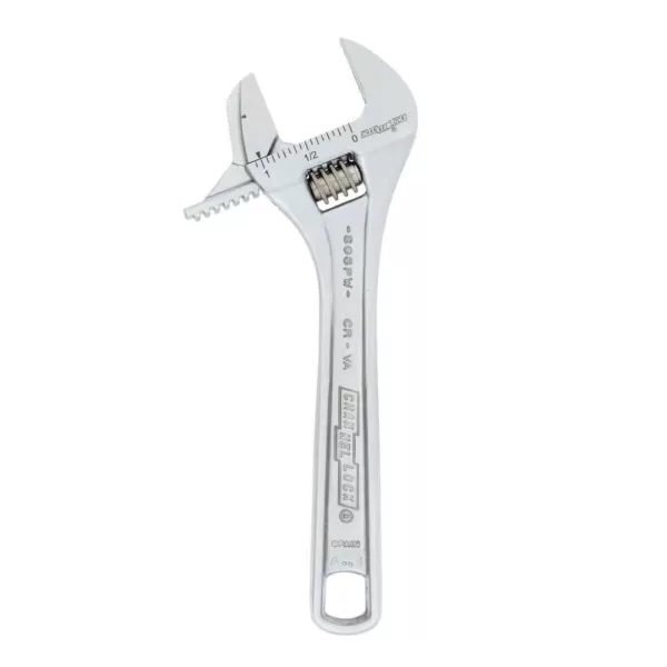 Channellock Reversible Jaw 6 in. Chrome Adjustable/Pipe Wrench