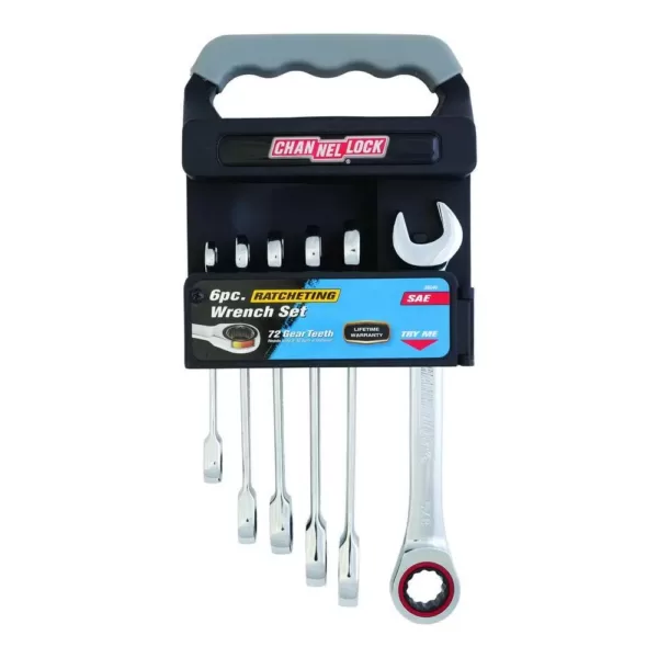 Channellock SAE Ratcheting Wrench Set (6-Piece)