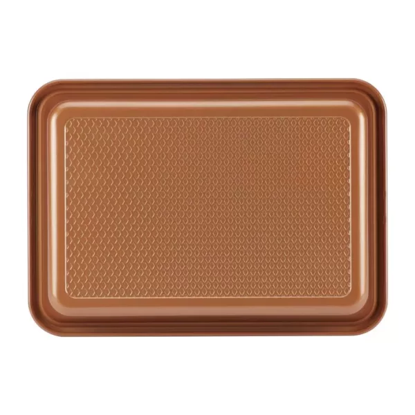 Ayesha Curry 9 in. x 13 in. Copper Bakeware Covered Cake Pan