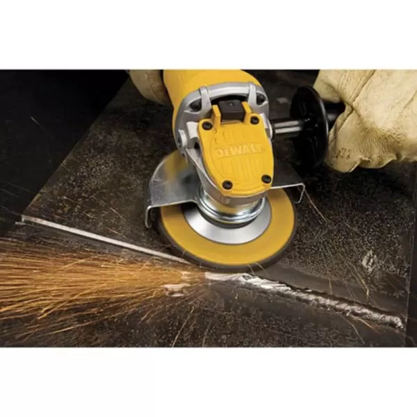 DEWALT 9-Amp Corded 4-1/2 in. Paddle Switch Small Angle Grinder without Lock-On