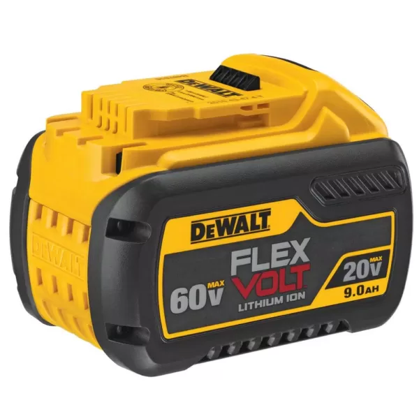 DEWALT 15 in. 60V MAX Cordless FLEXVOLT Brushless String Grass Trimmer w/(1)3.0Ah Battery & Charger w/Bonus Chainsaw(Tool Only)
