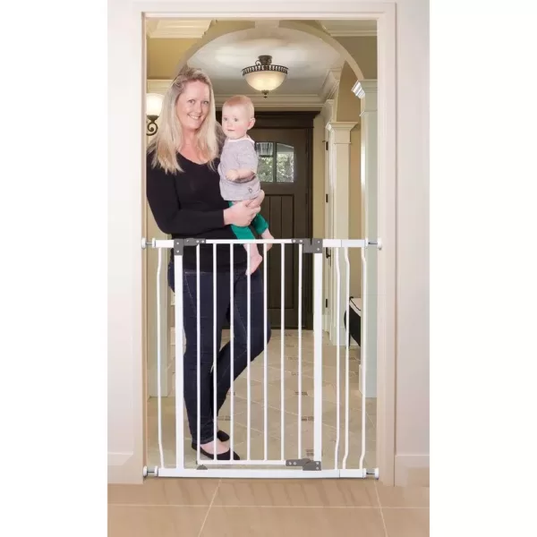 Dreambaby 36.5 in. H Liberty Extra Tall Auto-Close Security Gate with 3.5 in. Extension