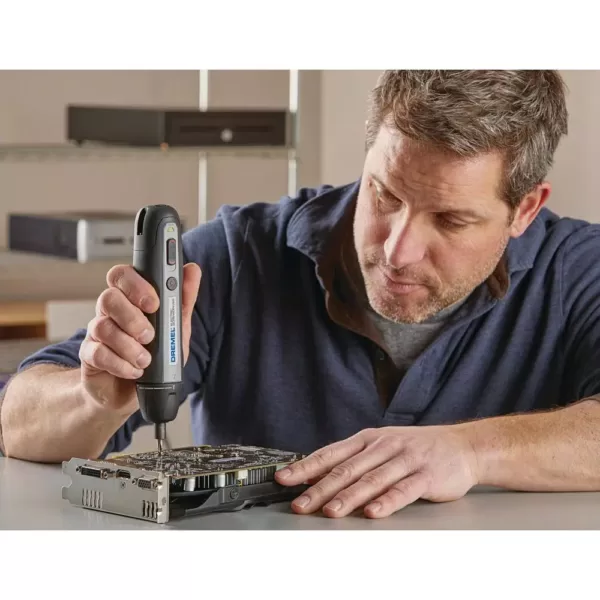 Dremel Home Solutions Rechargeable 4-Volt Li-Ion Powered Electric Screwdriver