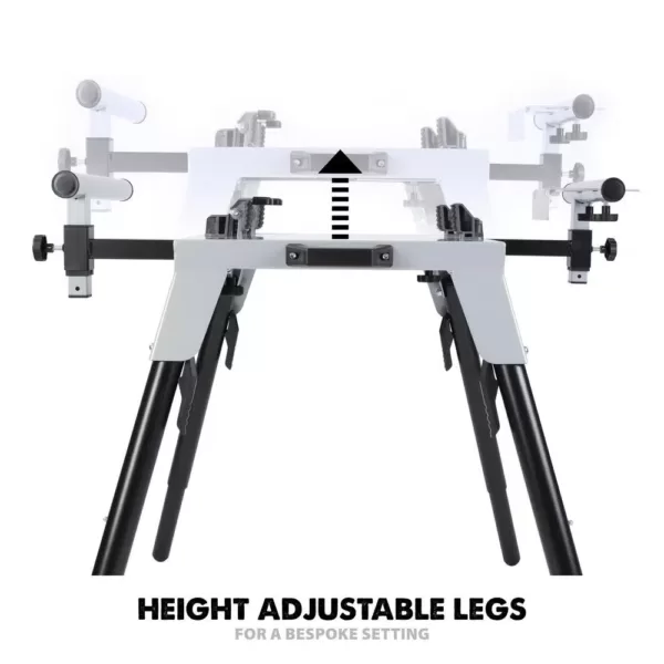 Evolution Power Tools 32-3/32 in. x 23-5/8 in. Universal Heavy-Duty Stationary Chop Saw Stand