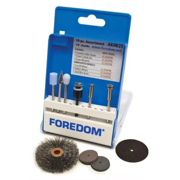 Foredom 3.5 Amp 1/3 HP Corded Industrial Rotary Power Tool Kit