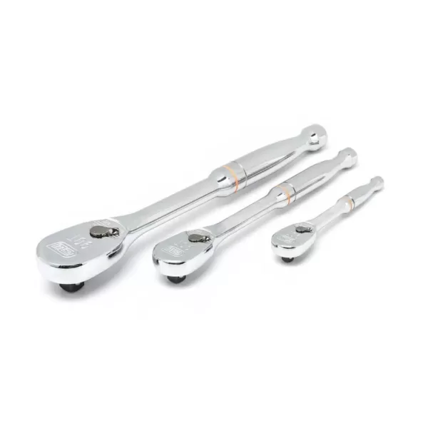 GEARWRENCH 1/4 in., 3/8 in. and 1/2 in. 90-Tooth Ratchet Set (3-Piece)