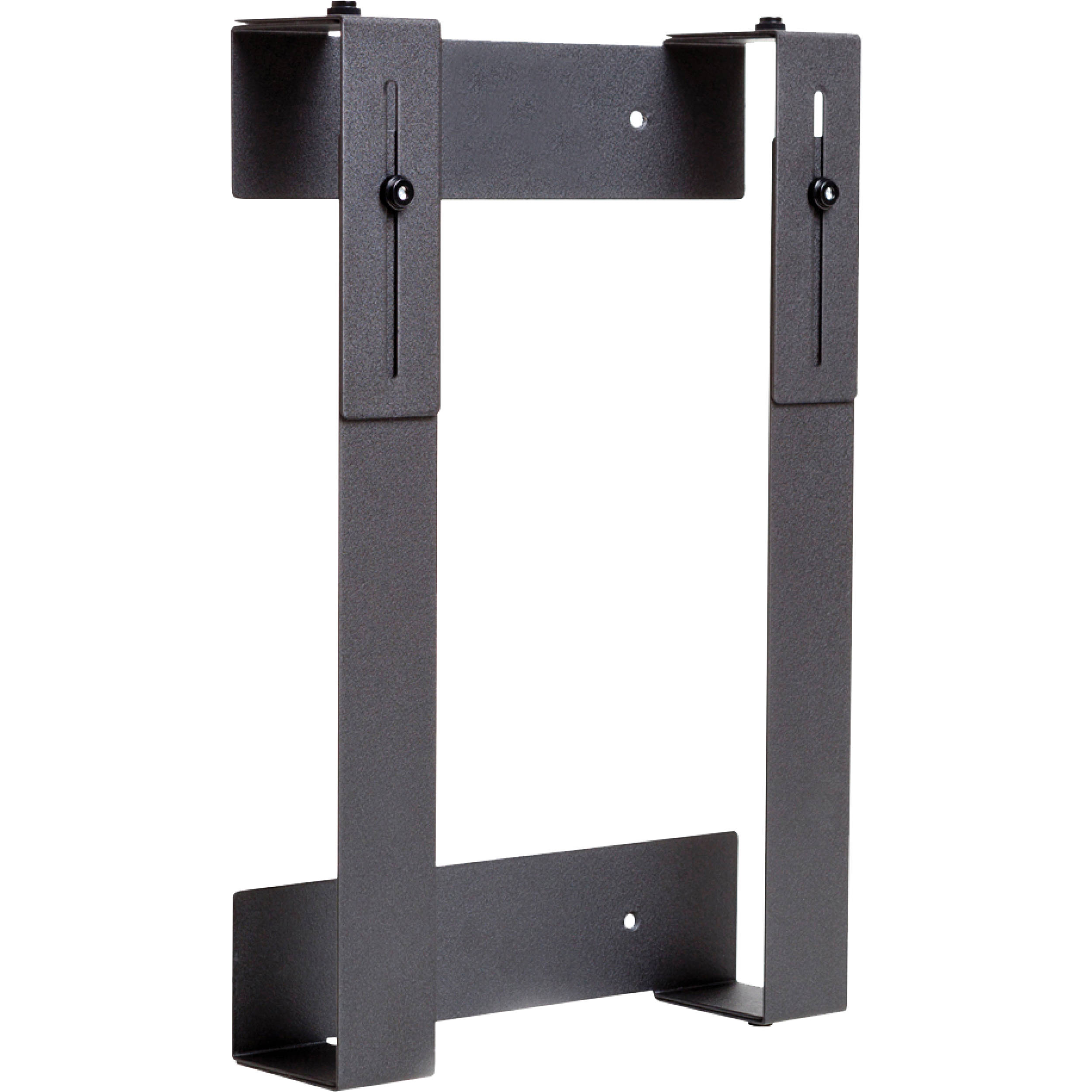 HIDEit Mounts Adjustable Wall Mount for Slim, Large Device (Black)