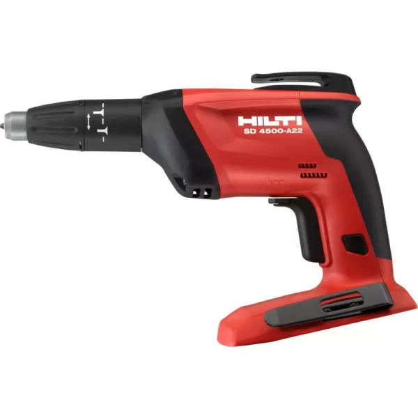 Hilti 22-Volt SD 4500 Lithium-Ion Cordless 1/4 in. Drywall Screwdriver with 4.0 Ah Batteries, Magazine, Charger, Bit and Bag