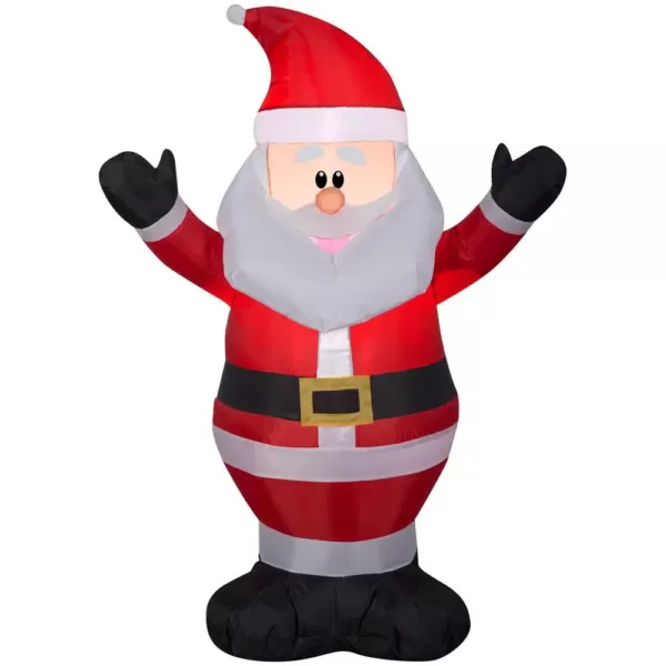 Home Accents Holiday 3.5 ft. Pre-Lit Airblown Inflatable Santa