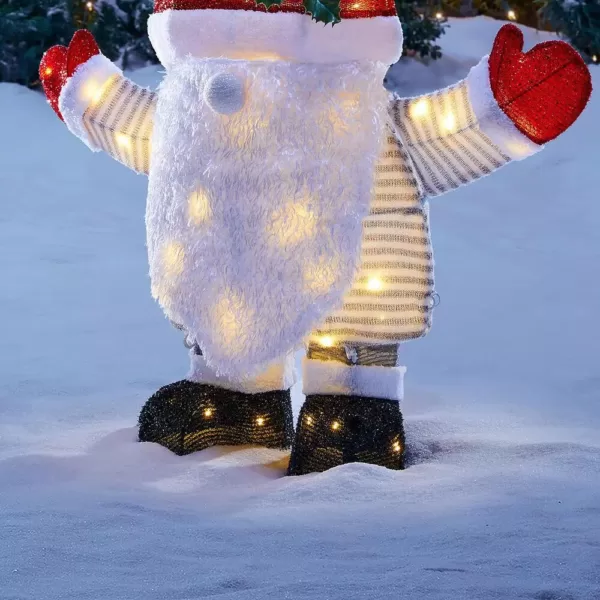 Home Accents Holiday 3 ft. Yuletide Lane LED Large Christmas Gnome