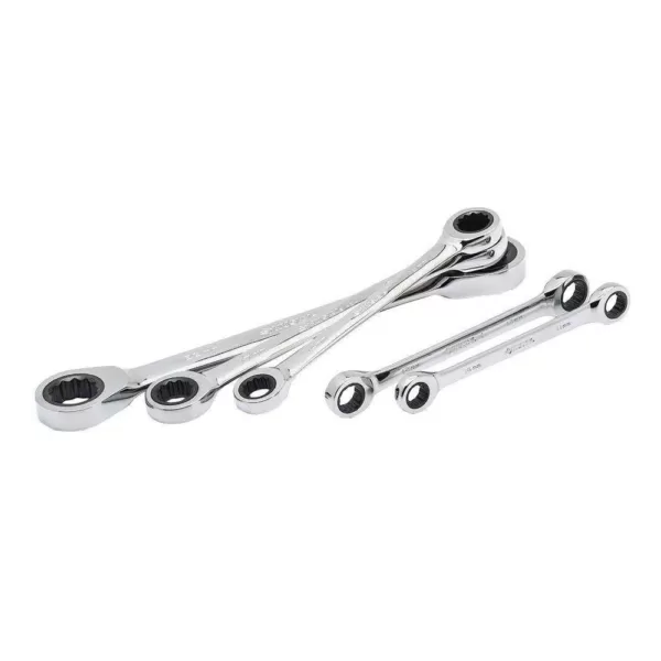 Husky Metric Ratcheting Double Box-End Wrench Set (5-Piece)