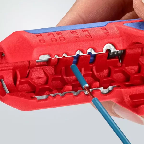 KNIPEX ErgoStrip Universal Dismantling, Wire Stripping and Cutting Tool for Metric Wire Sizes