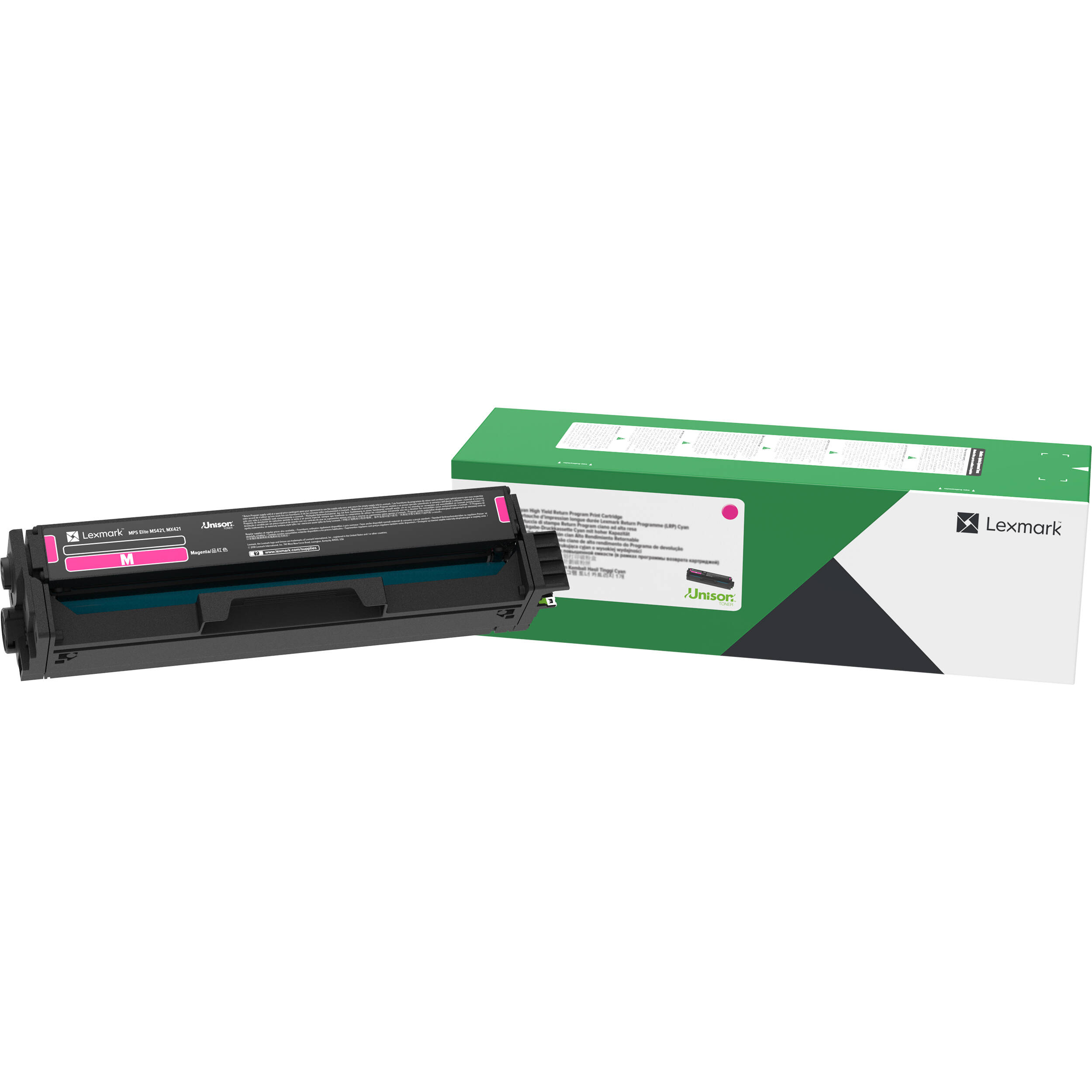 Lexmark 20N10M0 Magenta Return Program Toner Cartridge for Select Color Laser Printers