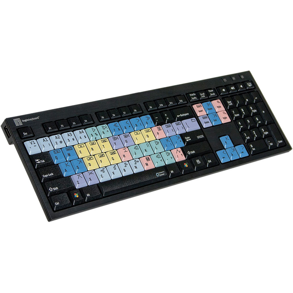 LogicKeyboard Quantel American English NERO PC Slim Line Keyboard