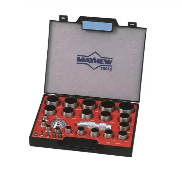 Mayhew 1/8 in. to 2 in. Imperial Hollow Punch Set (27-Piece)
