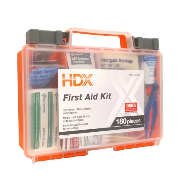 HDX 180-Piece First Aid Kit