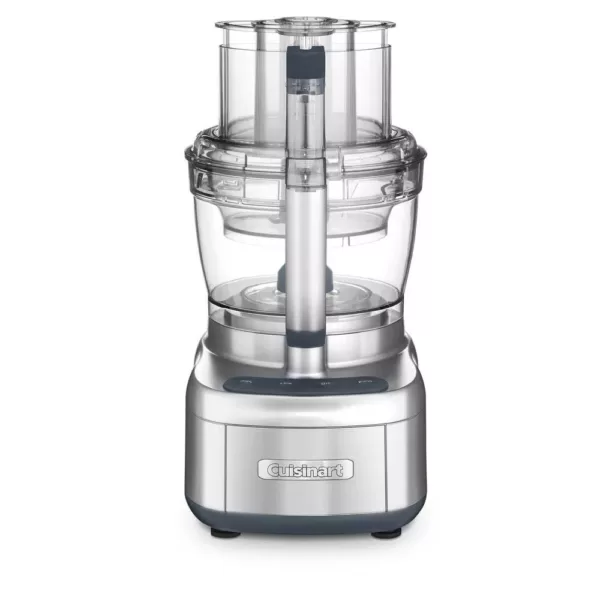Cuisinart Elemental 13-Cup 3-Speed Silver Food Processor and Dicing Kit