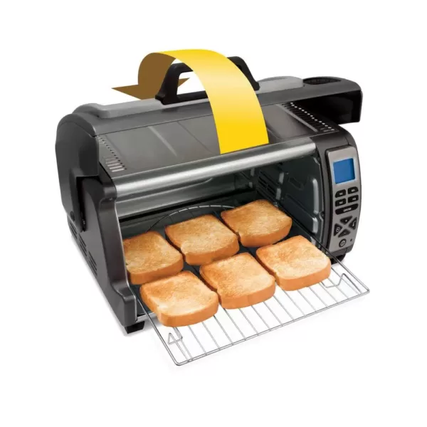 Hamilton Beach 1400-Watt 6-Slice Silver Toaster Oven