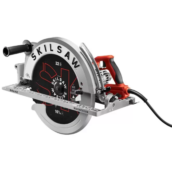 SKILSAW 16-5/16 in. 15 Amp Corded Electric Magnesium Worm Drive Circular Saw with 32-Tooth Carbide Blade