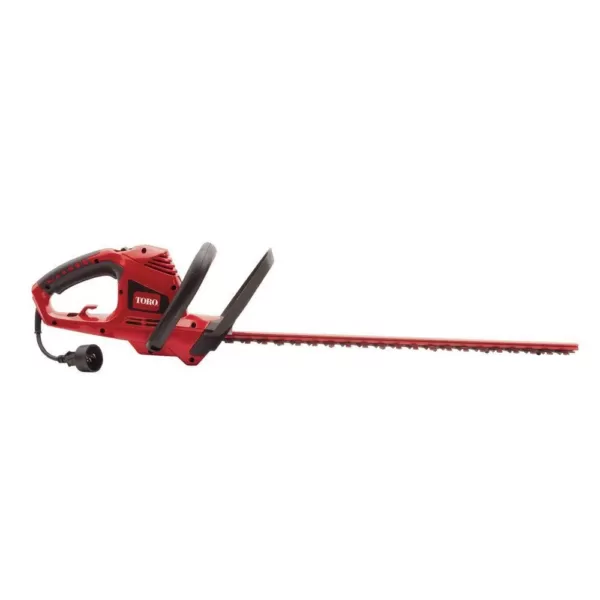 Toro 22 in. 4.0-Amp Electric Corded Hedge Trimmer, Gripped Handle with Dual Action Blades