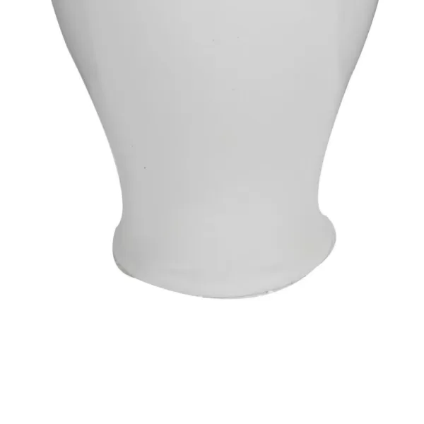 Benjara Decorative Porcelain Ginger Jar with Lidded Top Large