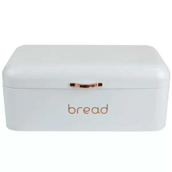 Home Basics White Grove Bread Box