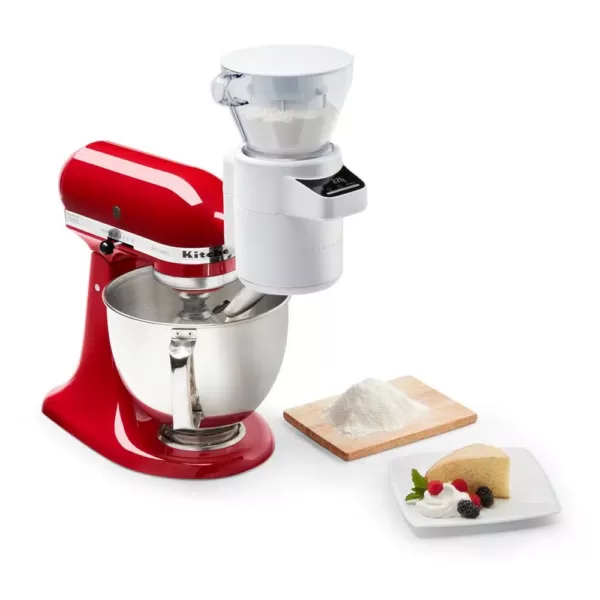KitchenAid White Sifter and Scale Attachment