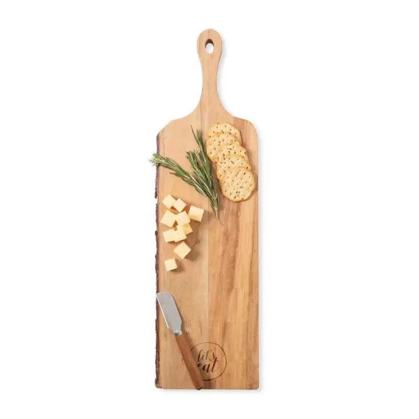 Cathy's Concepts Let's Eat Live Edge Mango Wood Serving Board